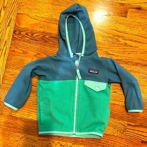 Patagonia Baby Micro D Snap-T Fleece Jacket Size 6-12 months